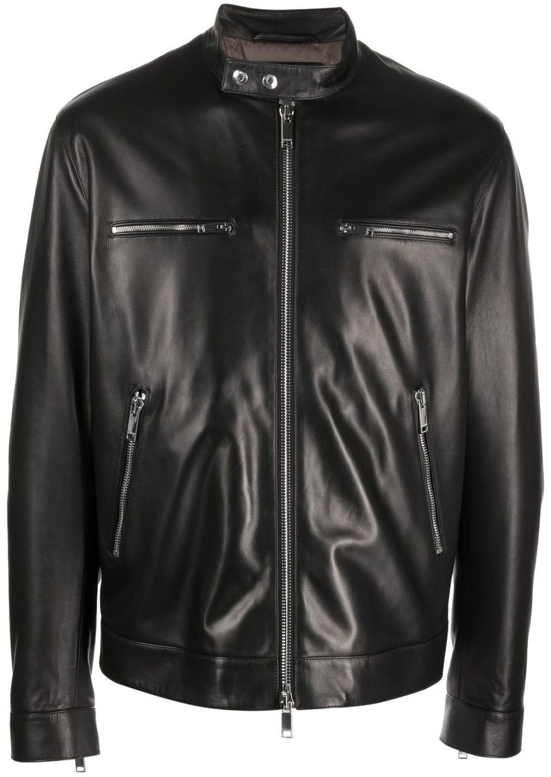 Valentino leather biker jacket