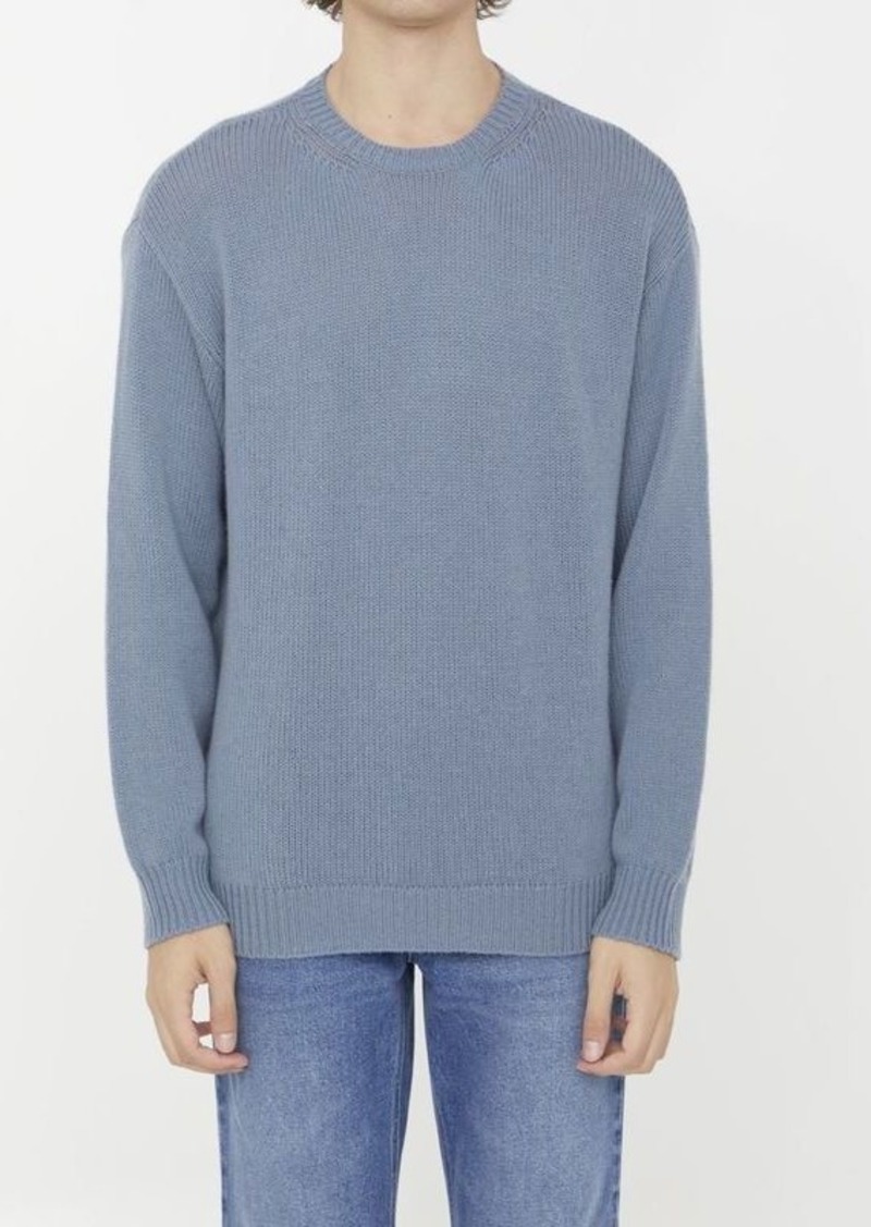 Valentino Light-blue cashmere sweater