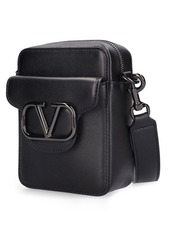 Valentino Locò Leather Crossbody Bag