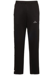Valentino Logo Cotton Blend Jersey Sweatpants