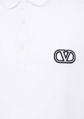 Valentino Logo Cotton Polo