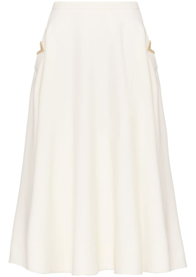 Valentino Crepe Couture midi skirt