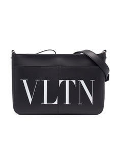 Valentino logo-print messenger bag