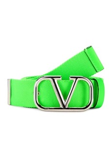 Valentino Logo Slider Buckle Belt