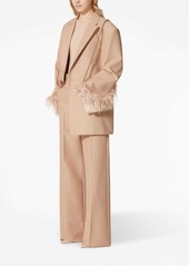 Valentino long-sleeve stretch-design bodysuit