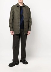 Valentino long-sleeved quilted overshirt