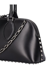 Valentino Medium Duffle Rockstud Leather Bag