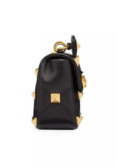 Valentino Medium Roman Stud The Shoulder Bag in Nappa With Chain