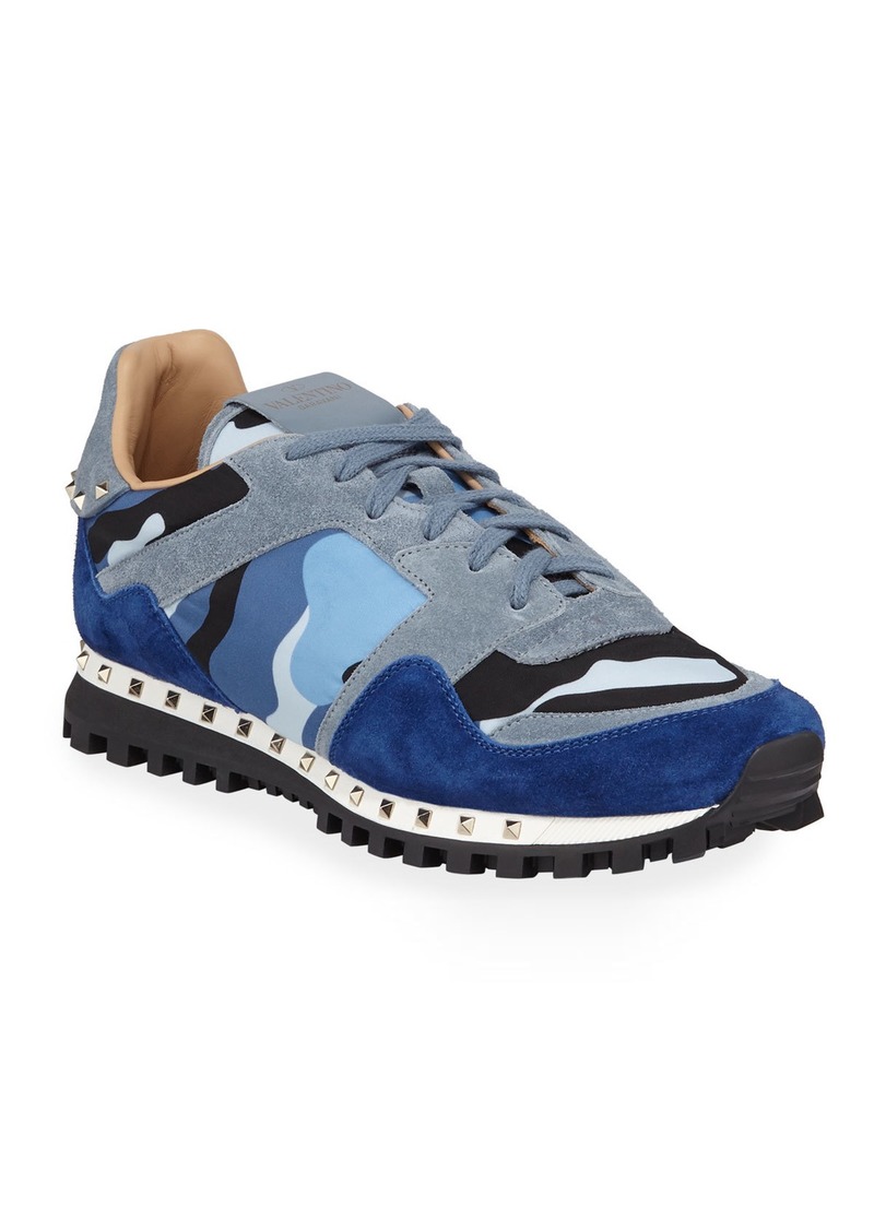 mens valentino trainers blue