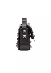 Valentino Micro Rockstud23 Shoulder Bag In Smooth Calfskin