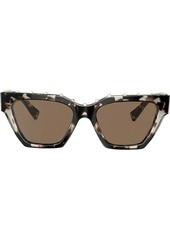 Valentino micro-studded square sunglasses