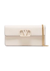 Valentino VLogo Signature leather chain wallet