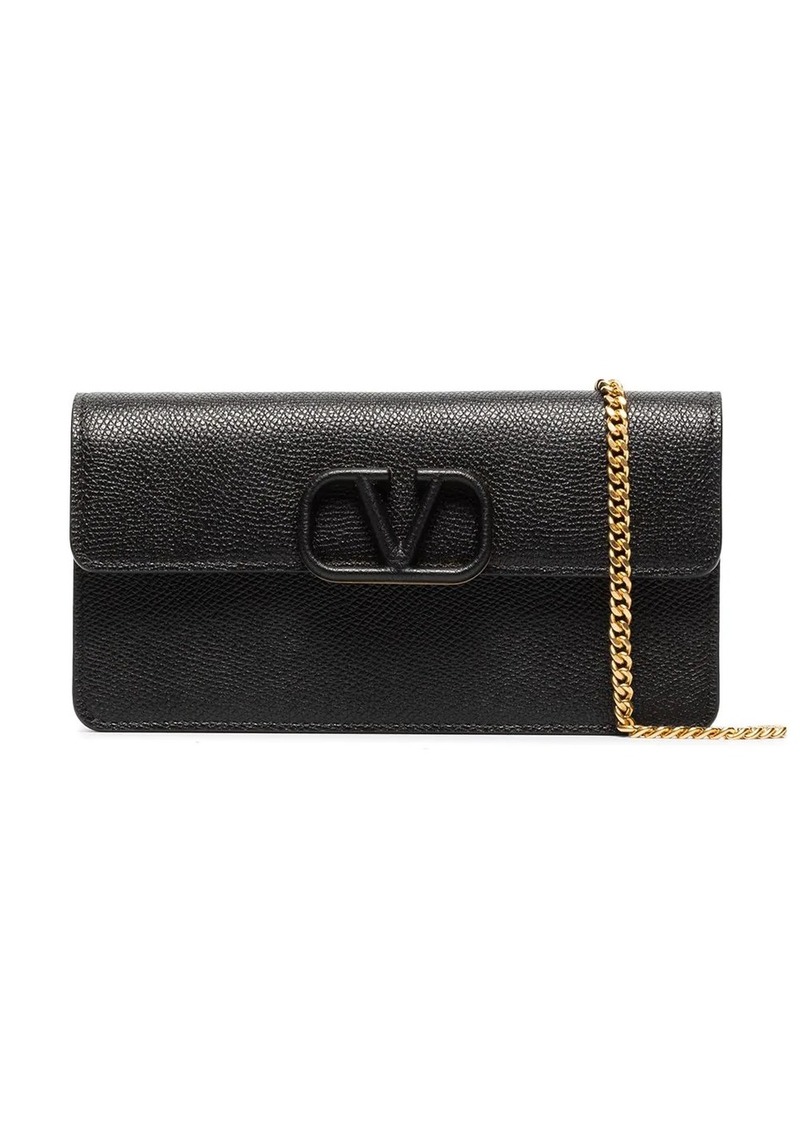 Valentino VLogo Signature leather wallet-on-chain