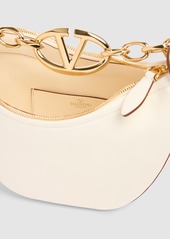 Valentino Mini Vlogo Moon Leather Top Handle Bag