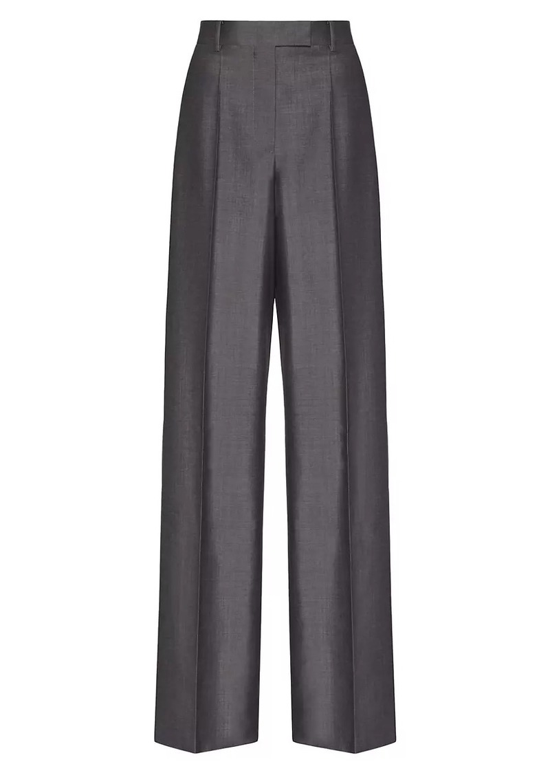 Valentino Mohair Canvas Pants