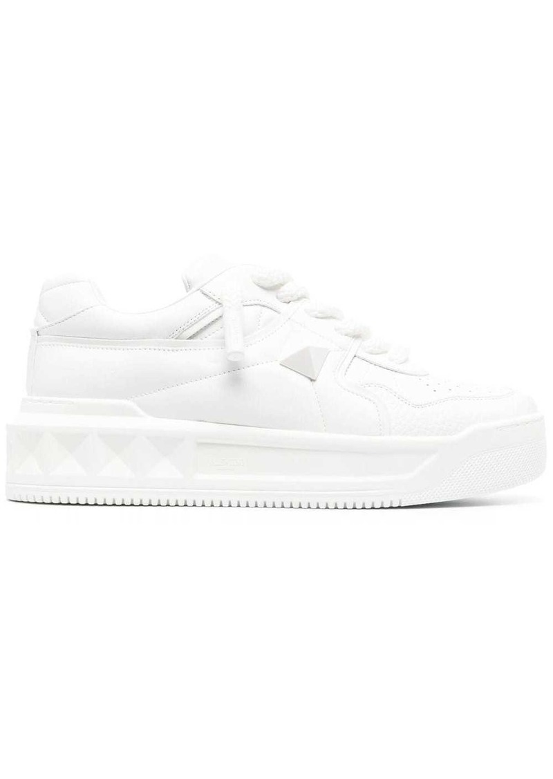 Valentino One Stud XL leather sneakers