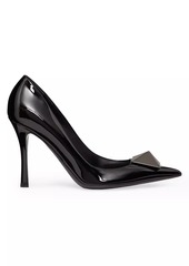 Valentino One Stud Patent Leather Pumps 100MM