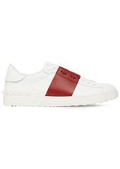 Valentino Open Color Block Leather Sneakers