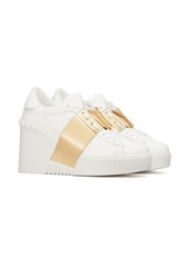 Valentino Open Disco 85mm wedge sneakers