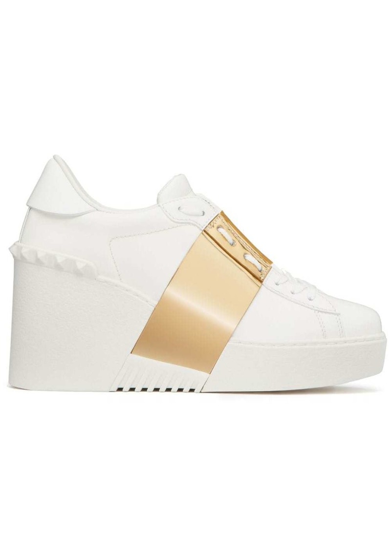 Valentino Open Disco 85mm wedge sneakers