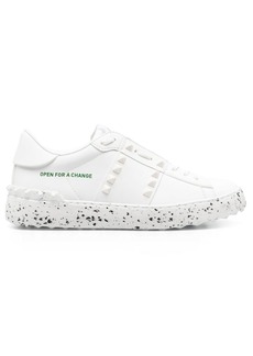 Valentino Open For a Change rockstud low-top sneakers