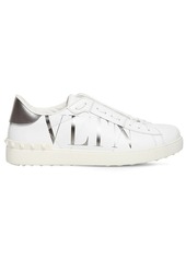 Valentino Open Leather Sneakers W/logo