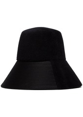 Valentino panelled felt bucket hat