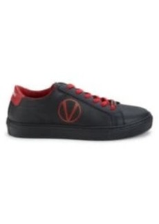 Valentino Petra Logo Leather Sneakers