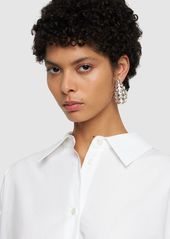 Valentino Pineapple Crystal Stud Earrings