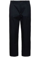 Valentino Pleated Cotton Gabardine Pants