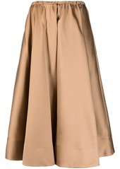 Valentino pleated mid-length skirt