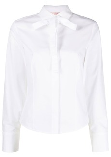 Valentino pussy-bow cotton shirt