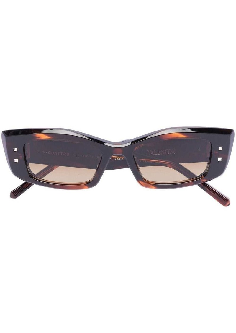 Valentino rectangle frame sunglasses
