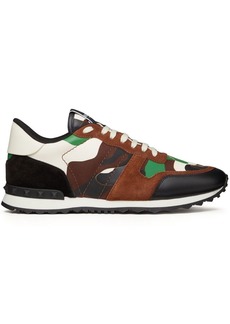 Valentino Rockrunner camouflage-print sneakers