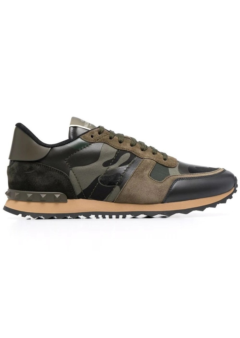 Valentino Rockrunner camouflage-print sneakers