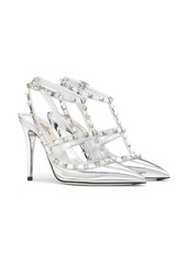 Valentino Rockstud 100mm ankle-strap pumps