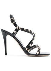 Valentino Rockstud 105mm leather sandals