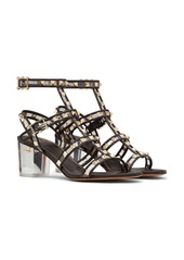 Valentino Rockstud 60mm transparent-design sandal