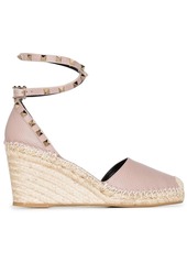 Valentino Rockstud 85mm wedge espadrilles