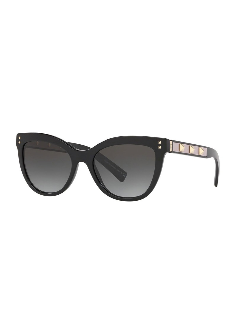 valentino rockstud cat eye sunglasses