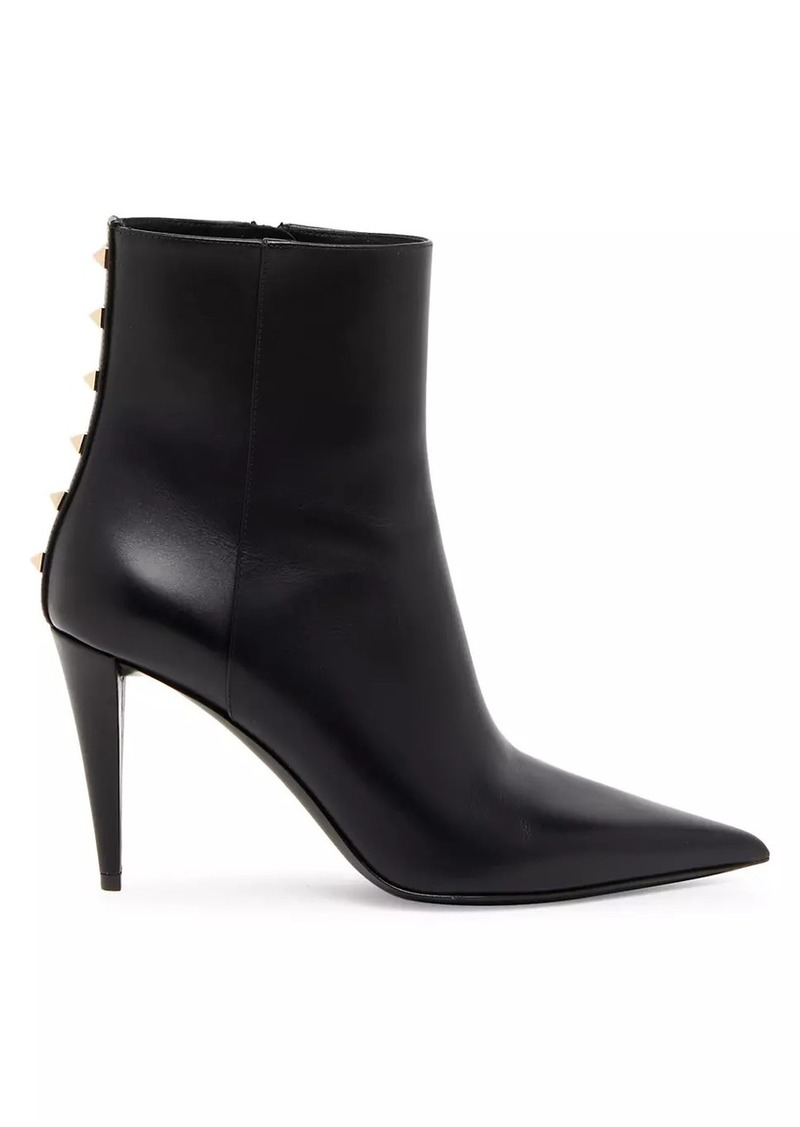 Valentino Rockstud Calfskin Ankle Boots