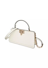 Valentino Rockstud Calfskin Top Handle Handbag