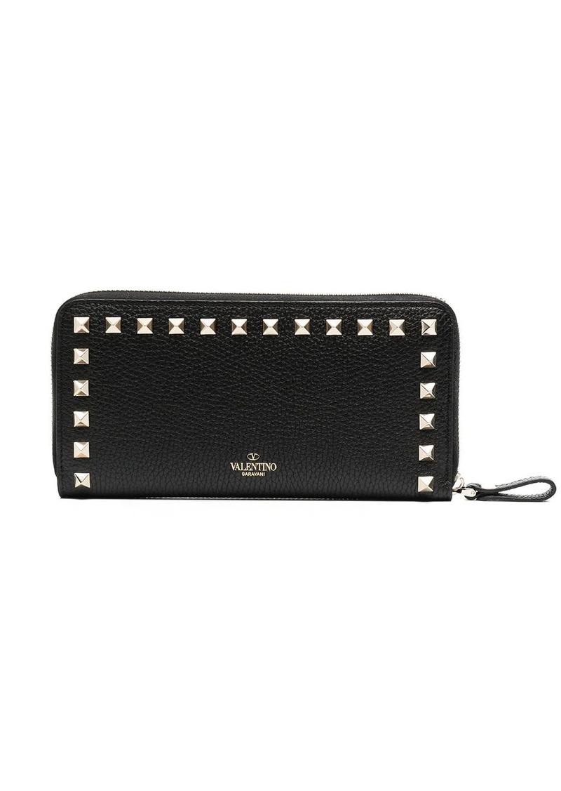 Valentino Rockstud-embellishment zip-fastening wallet