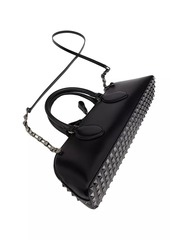 Valentino Rockstud E/W Calfskin Top Handle Handbag