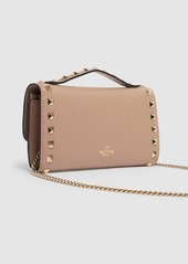 Valentino Rockstud Grained Leather Shoulder Bag