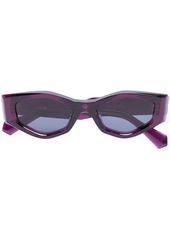 Valentino Rockstud irregular-frame sunglasses