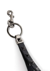 Valentino Rockstud leather keyring