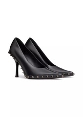 Valentino Rockstud Pumps In Calfskin With Tone-On-Tone Studs