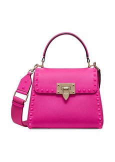 Valentino Rockstud Small Handbag in Grainy Calfskin
