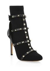 valentino rockstud sock booties